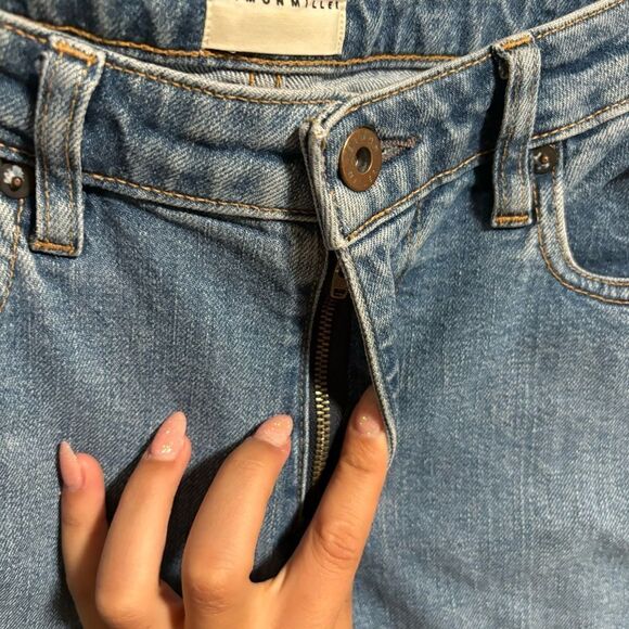 Simon Miller Slim Boot Jeans Blue Medium Wash Size 30 - Picture 8 of 15